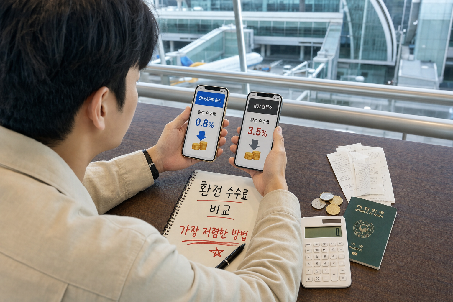 해외 자유여행 환전 가장 저렴한 방법
