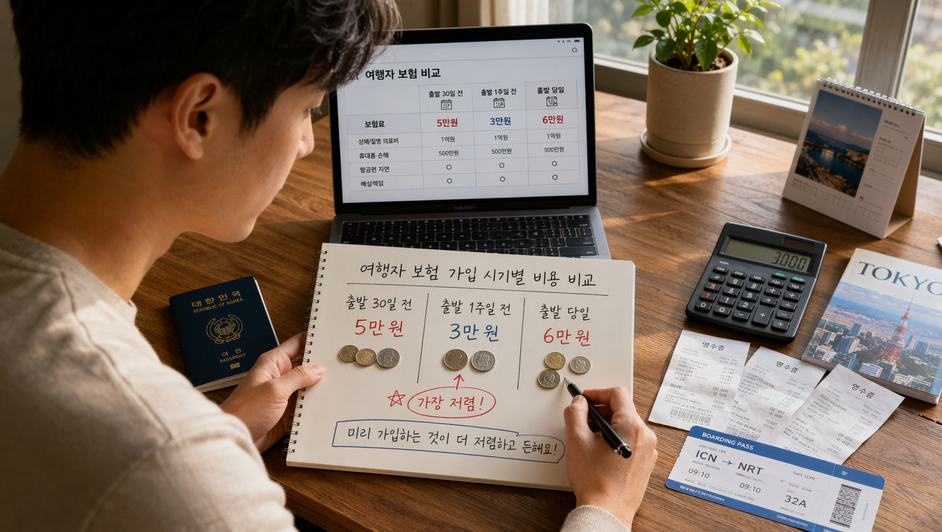 해외 자유여행 여행자보험 가입 타이밍 완벽 정리