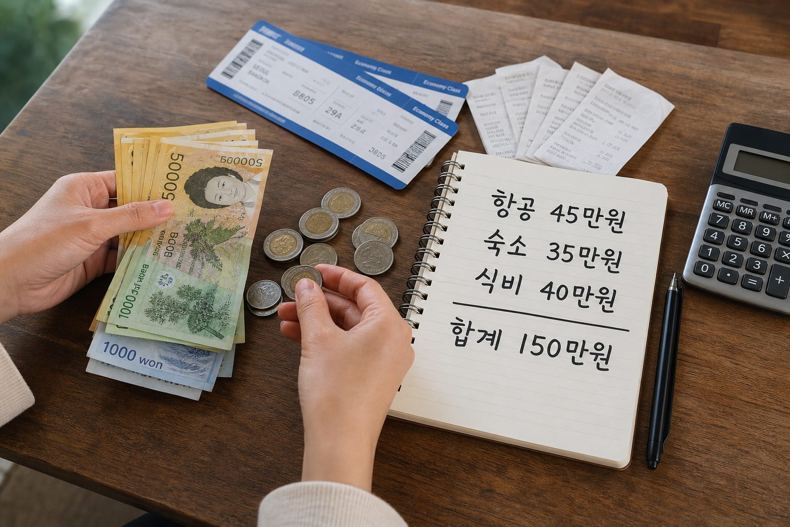 동남아 자유여행 2주 150만원 예산 실제 지출 내역